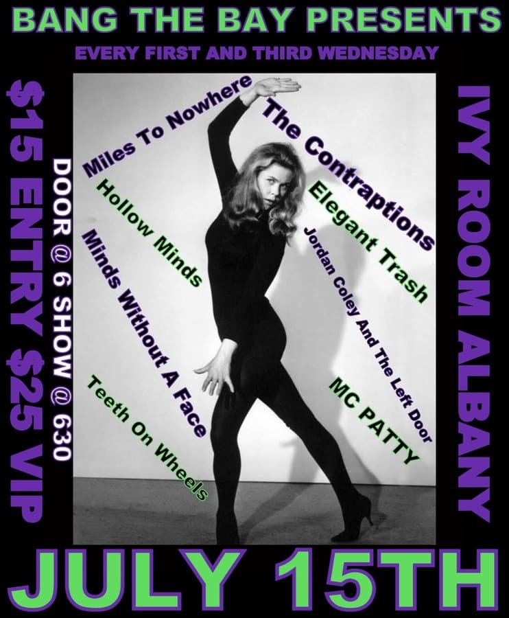 Ivy Room upcoming show poster