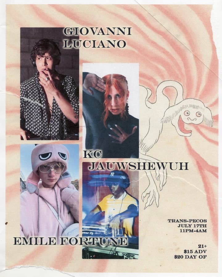 Giovanni Luciano / KC / Jauwshewuh / Emile Fortune artwork from Trans-Pecos