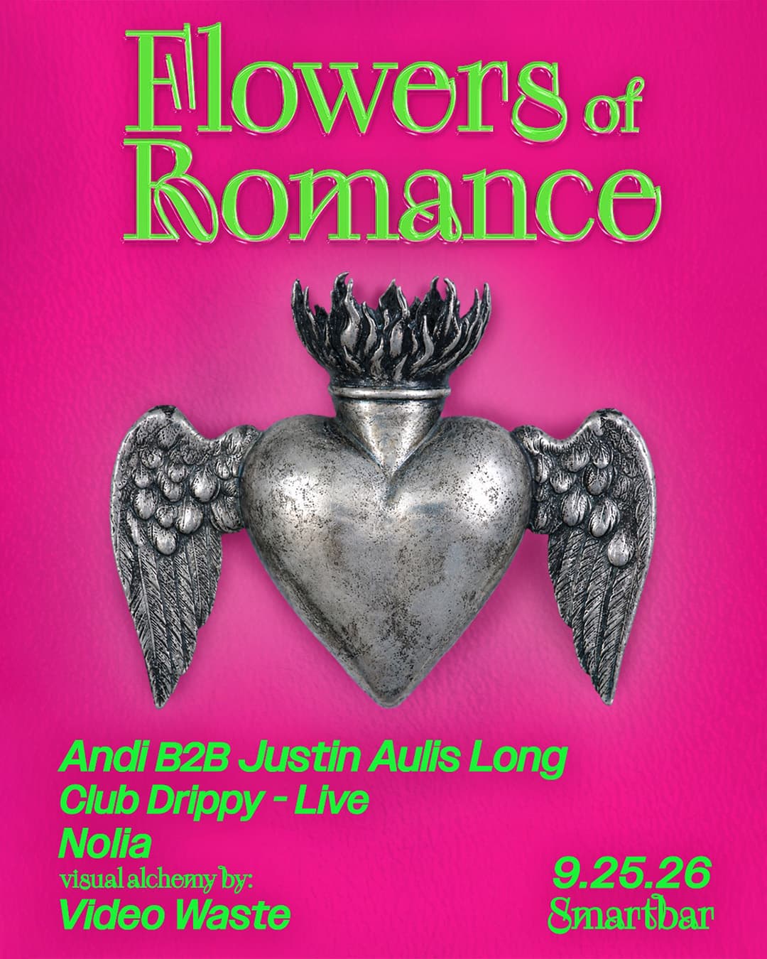 Flowers of Romance artwork from Smartbar