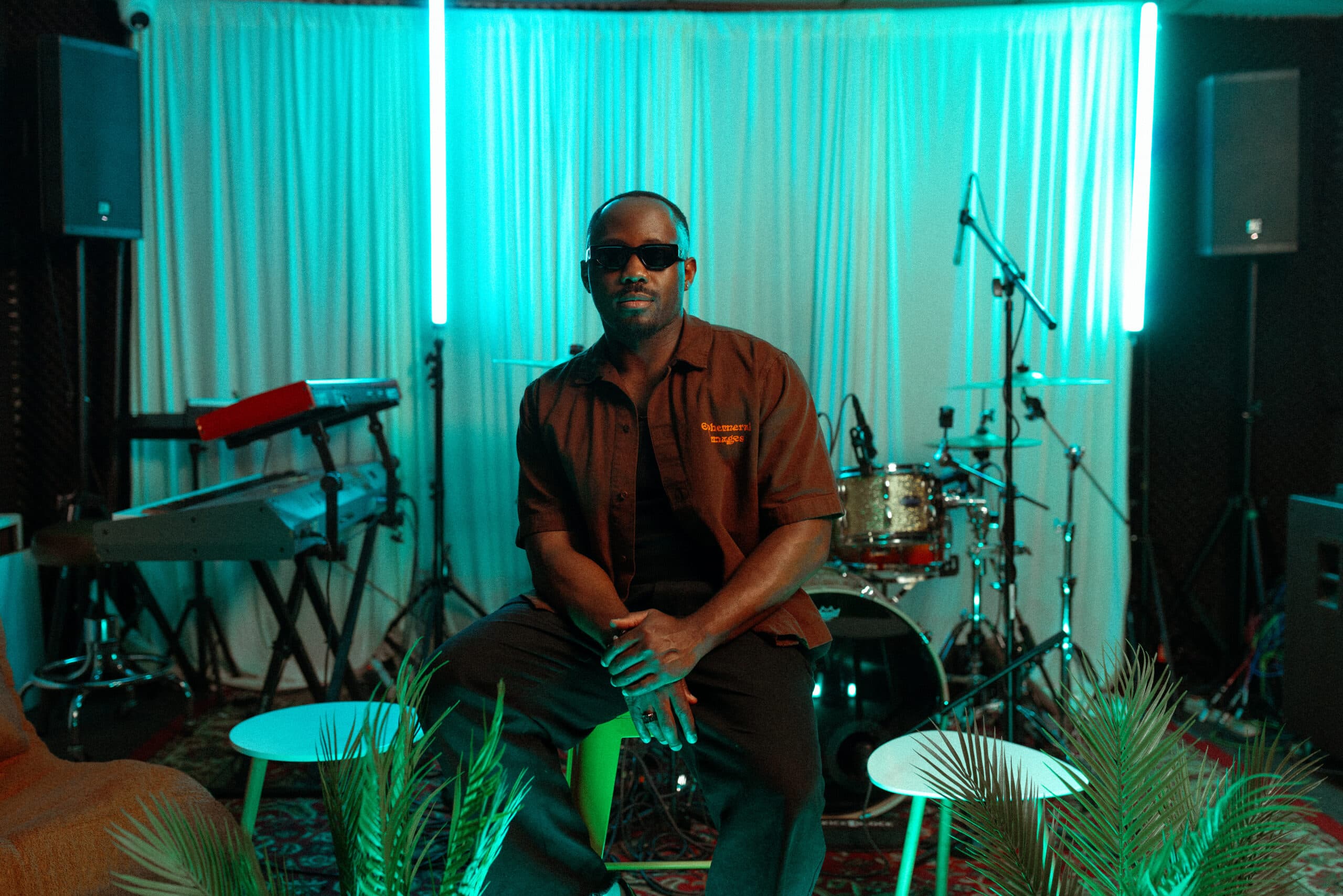 THE LIVING SPACE LIVE FT. FUNSHO artwork from Songbyrd Music House