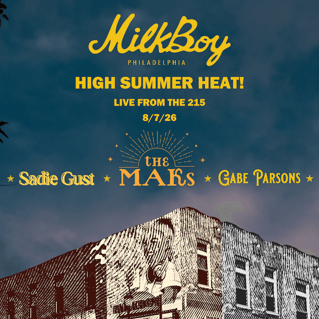 Sadie Gust + The MAKs + Gabe Parsons artwork from MilkBoy