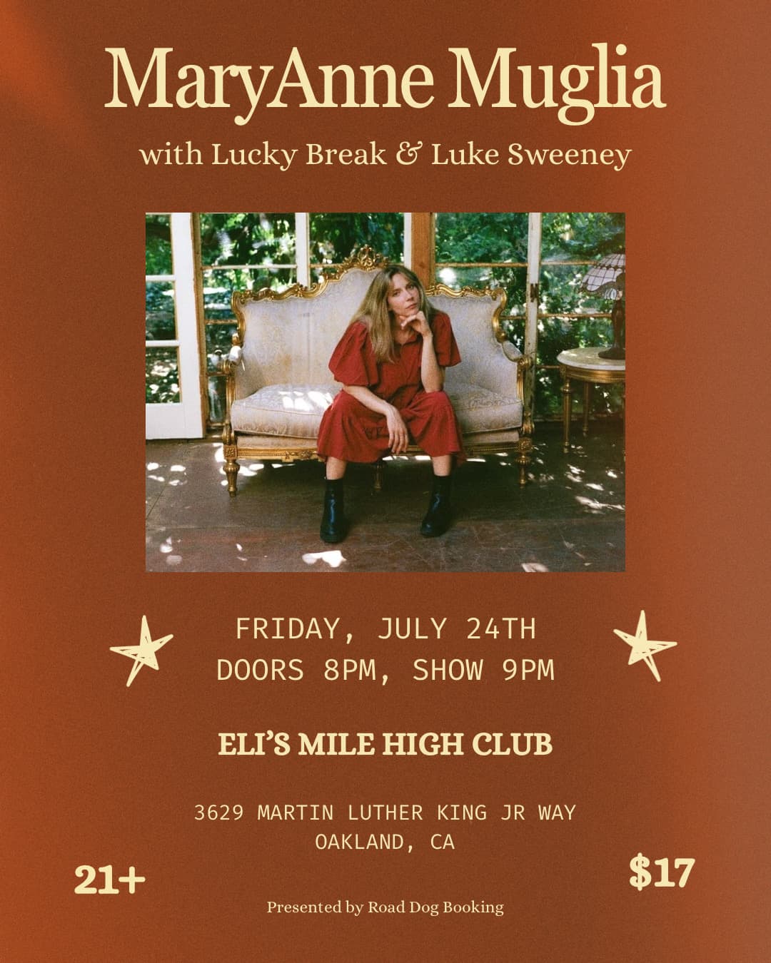 Maryanne Muglia, Lucky Break, Luke Sweeney artwork from Eli's Mile High Club