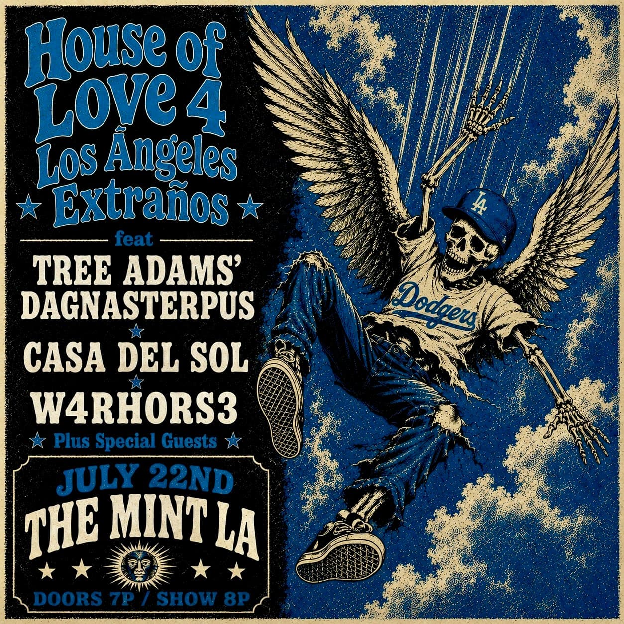 House of Love: with Tree Adams’ Dagnasterpus, Casa Del Sol & W4RHORS3 artwork from The Mint