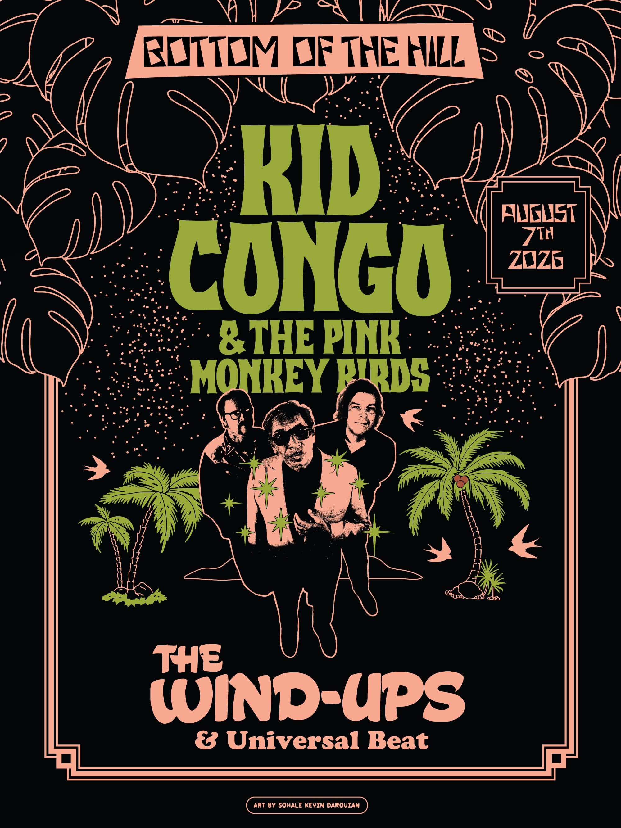 Kid Congo and the Pink Monkey Birds artwork from Bottom of the Hill
