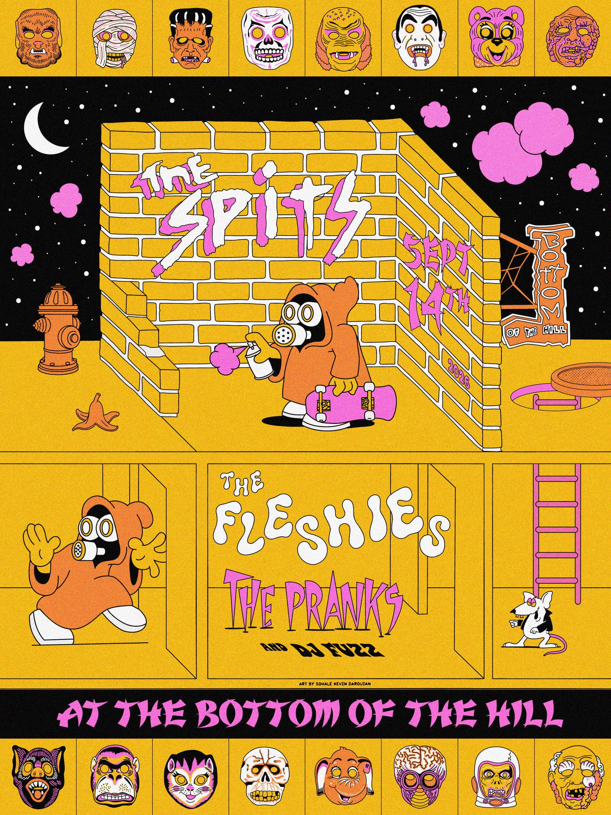 The Spits artwork from Bottom of the Hill