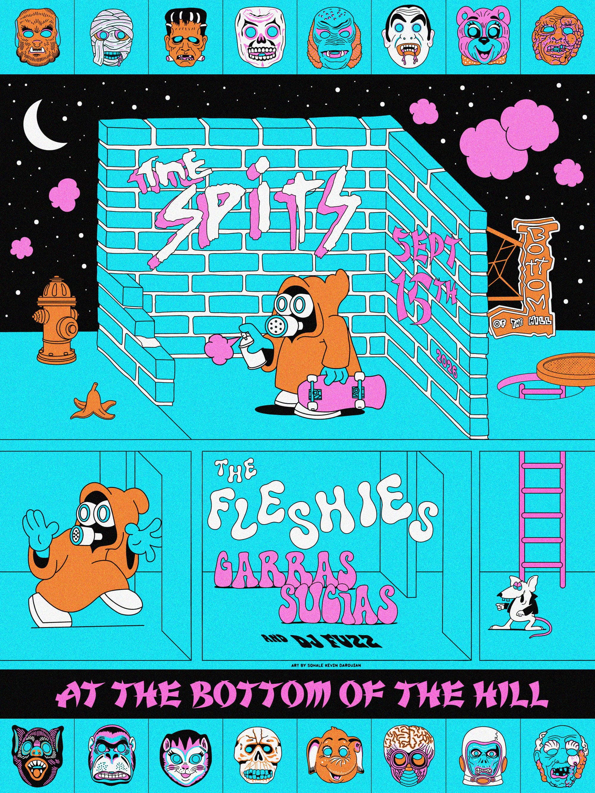 The Spits artwork from Bottom of the Hill