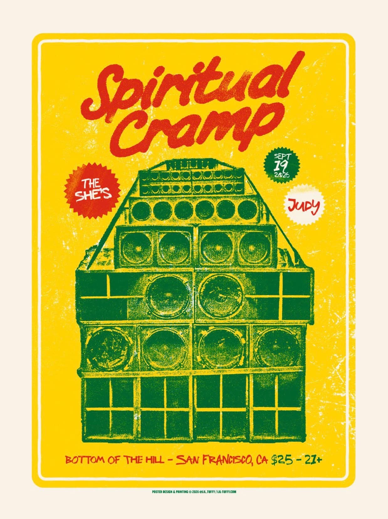 Spiritual Cramp artwork from Bottom of the Hill