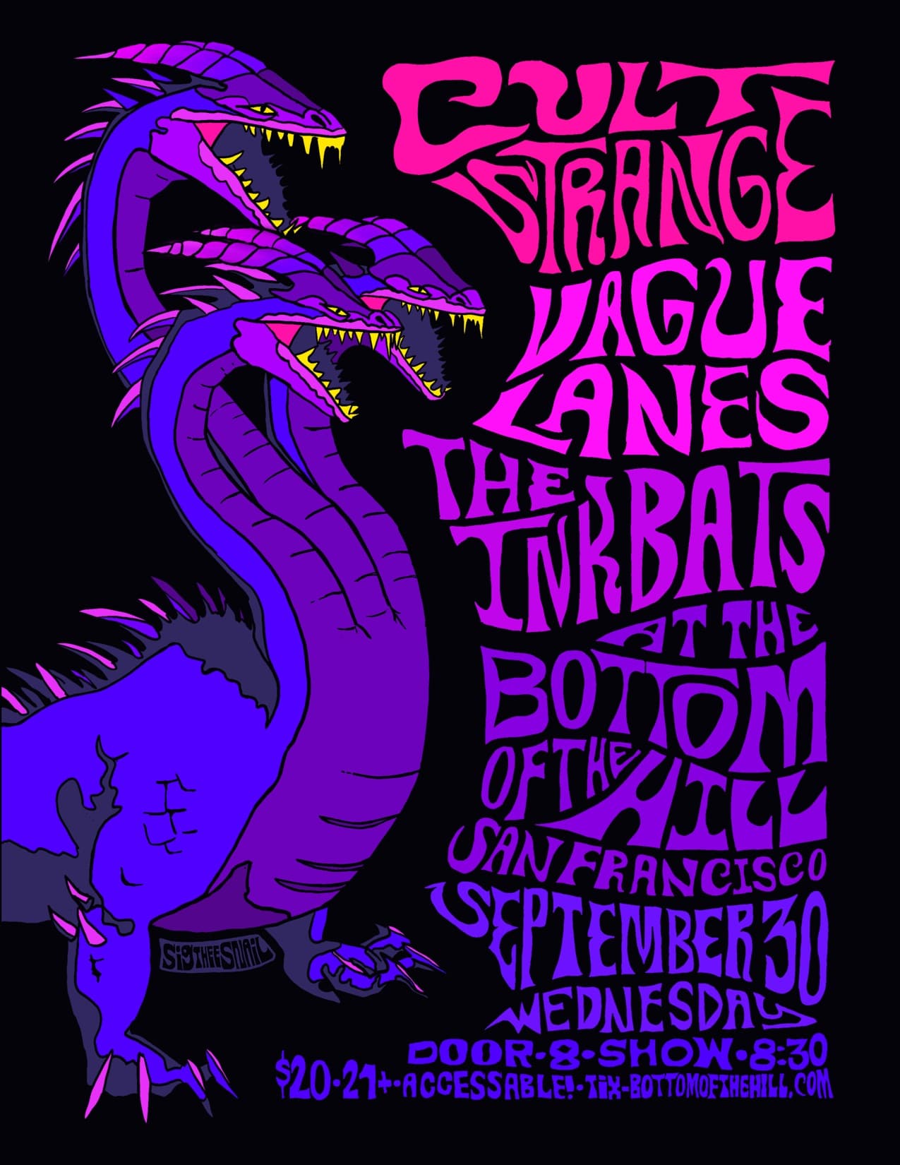 Cult Strange artwork from Bottom of the Hill