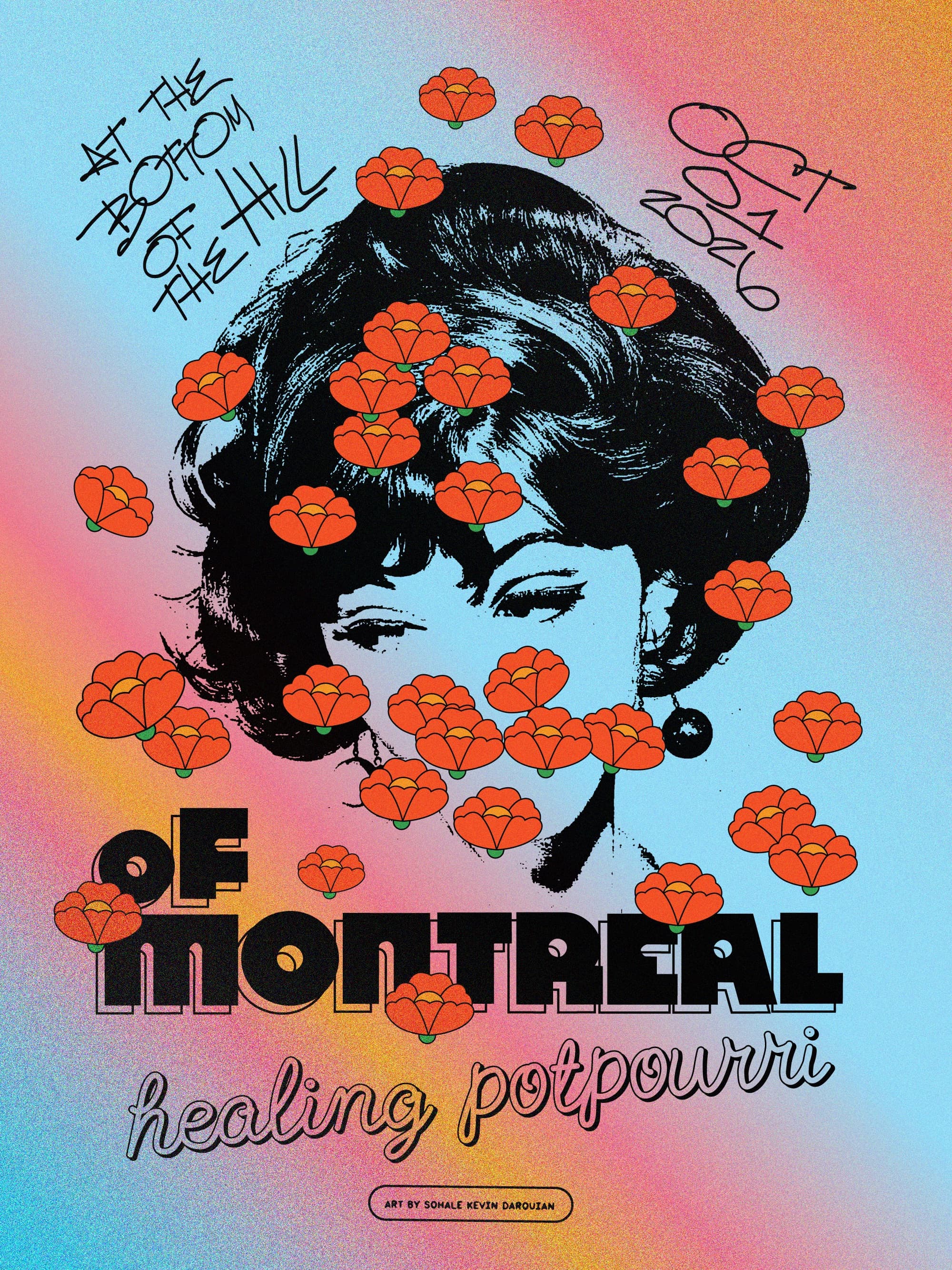of Montreal artwork from Bottom of the Hill