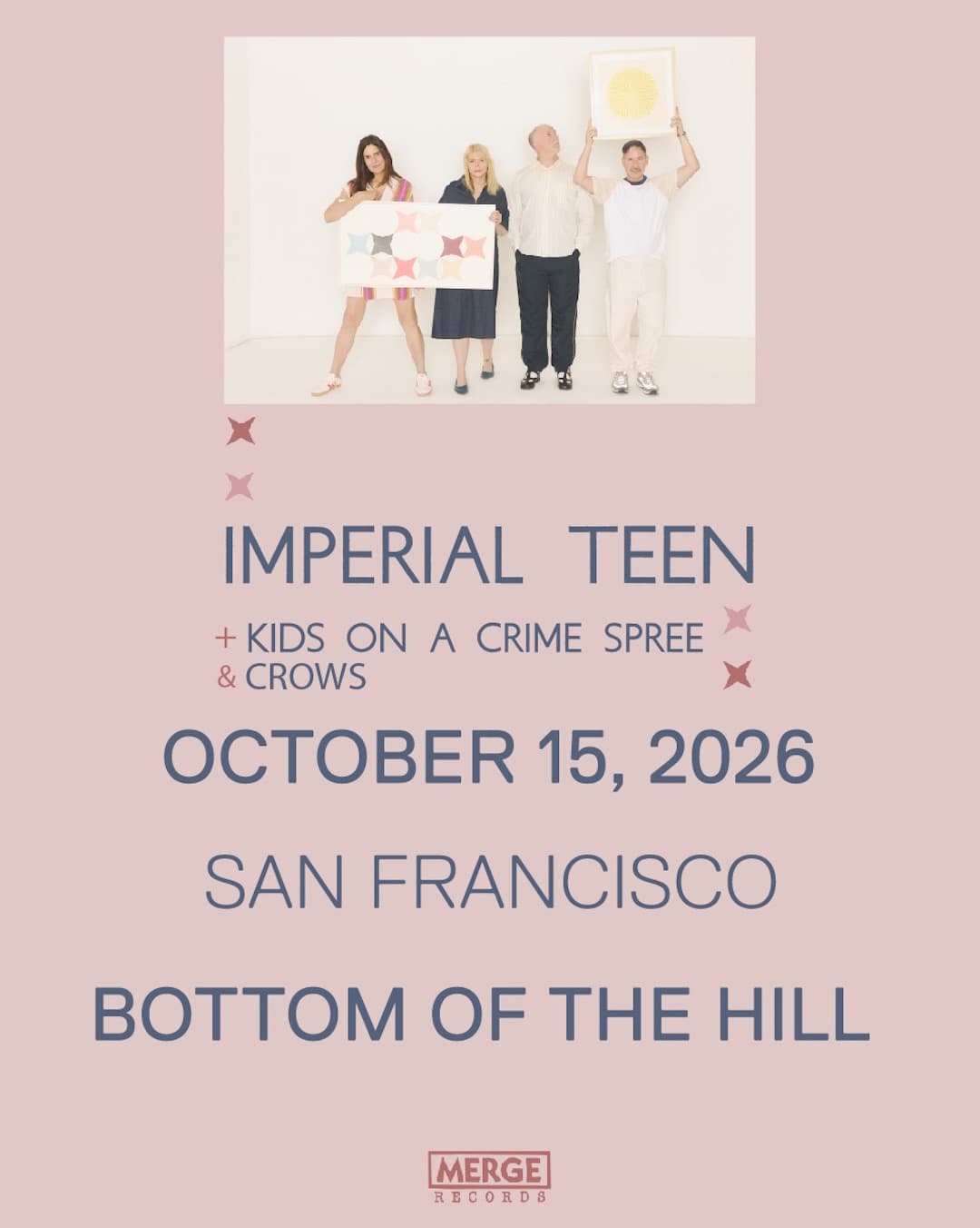 Imperial Teen artwork from Bottom of the Hill