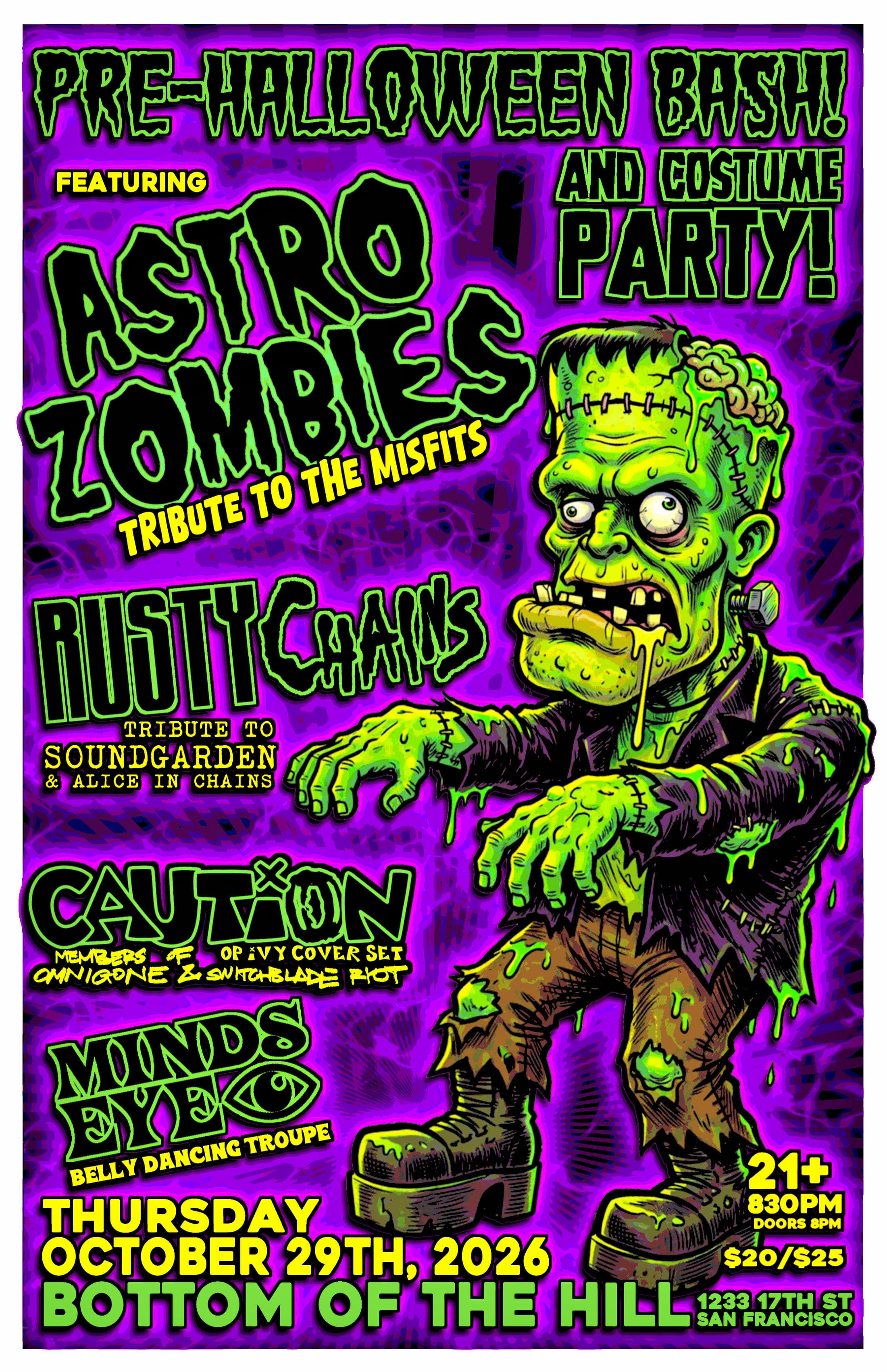 Astrozombies SF artwork from Bottom of the Hill