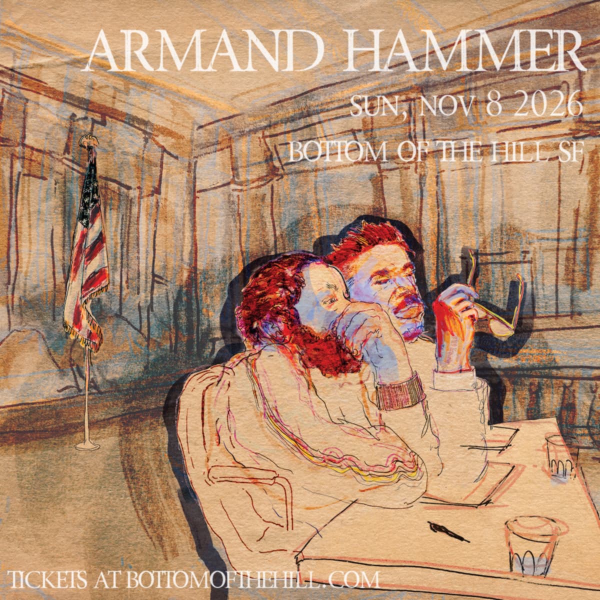 Armand Hammer artwork from Bottom of the Hill