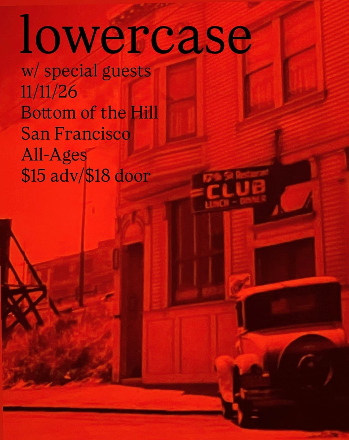 lowercase artwork from Bottom of the Hill