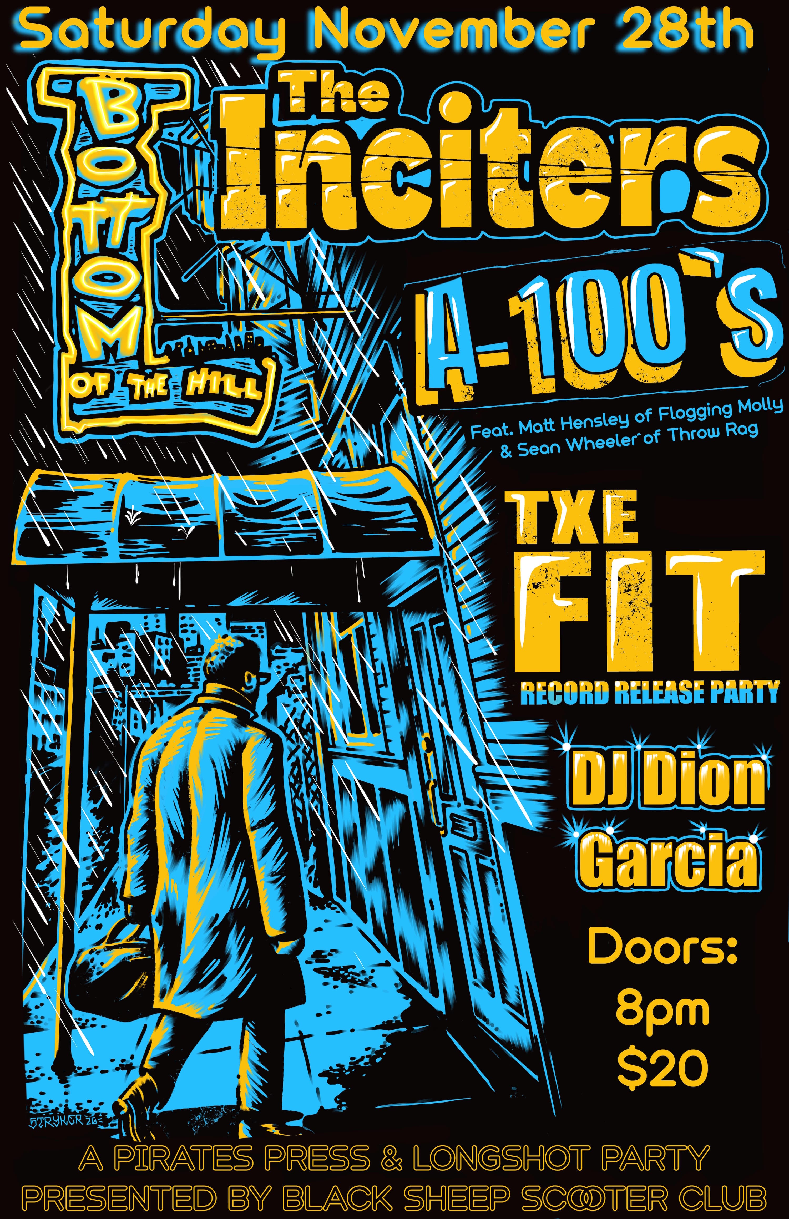 The Inciters artwork from Bottom of the Hill