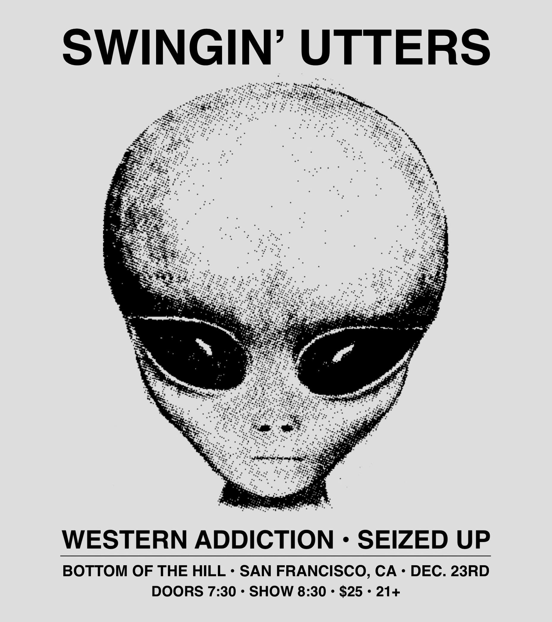 Swingin' Utters artwork from Bottom of the Hill