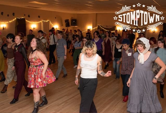 Line ’em Up – Queer Line Dancing artwork from Crystal Ballroom