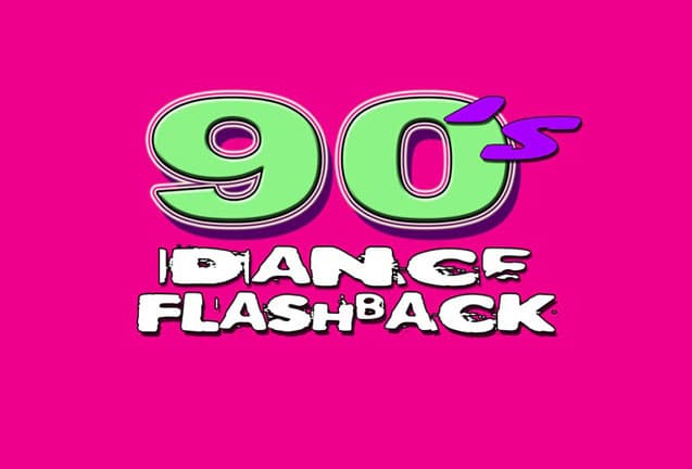 90’s Dance Flashback artwork from Crystal Ballroom