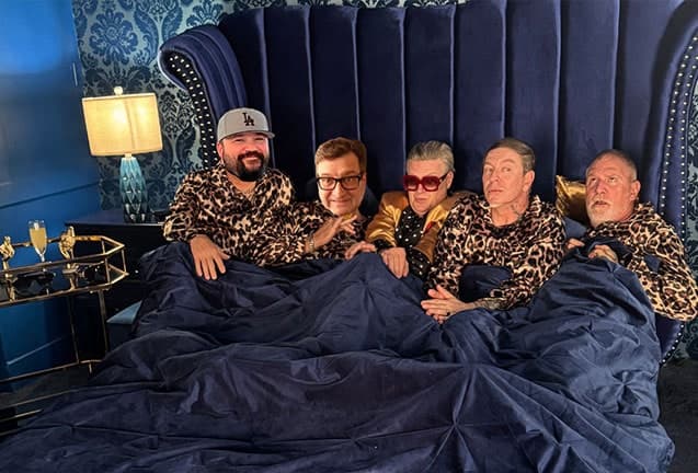 Spike and the Gimme Gimmes artwork from Crystal Ballroom