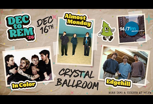 almost monday artwork from Crystal Ballroom
