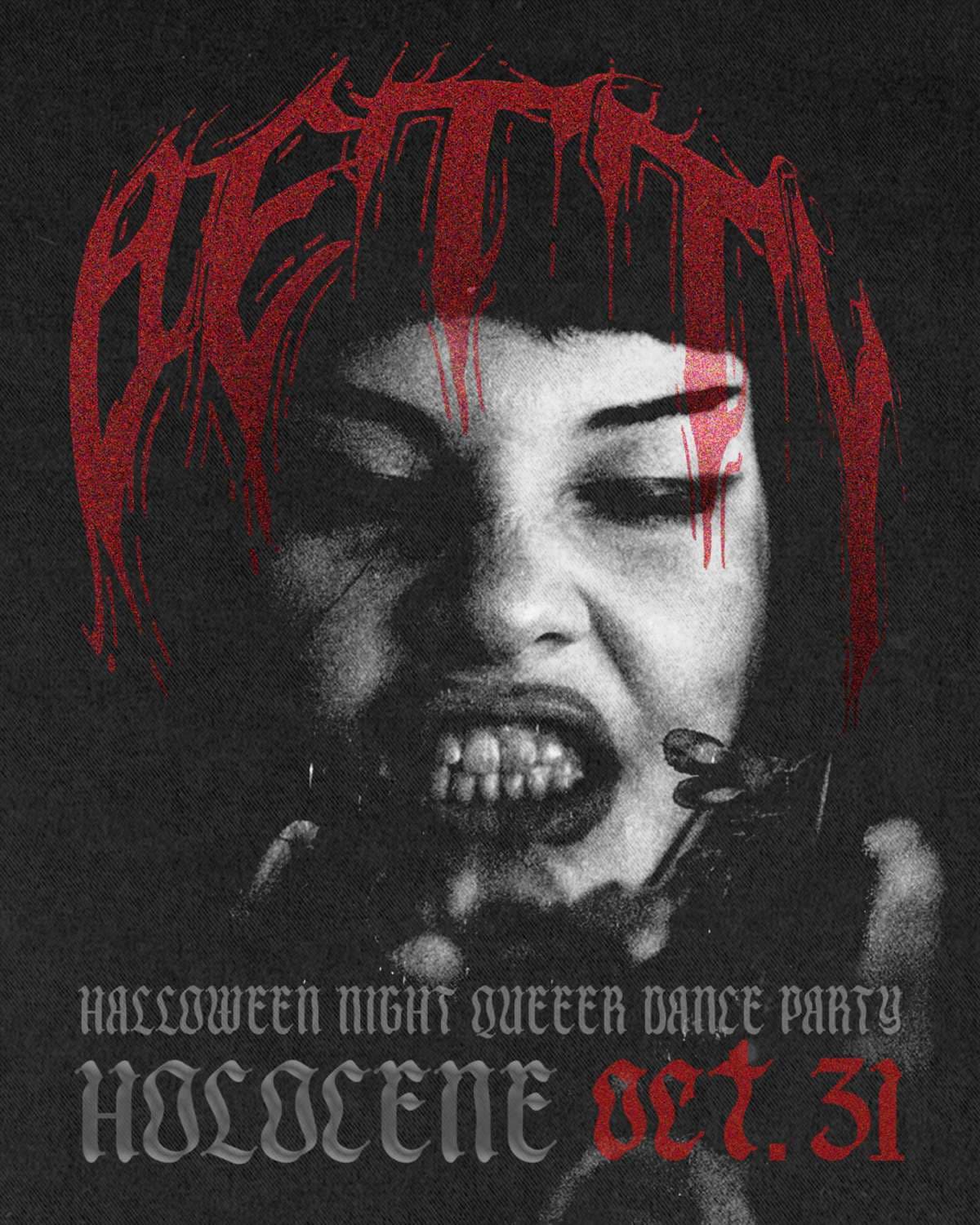 BETTY: A Queer Dance Party (HALLOWEEN EDITION) – 21+ artwork from Holocene