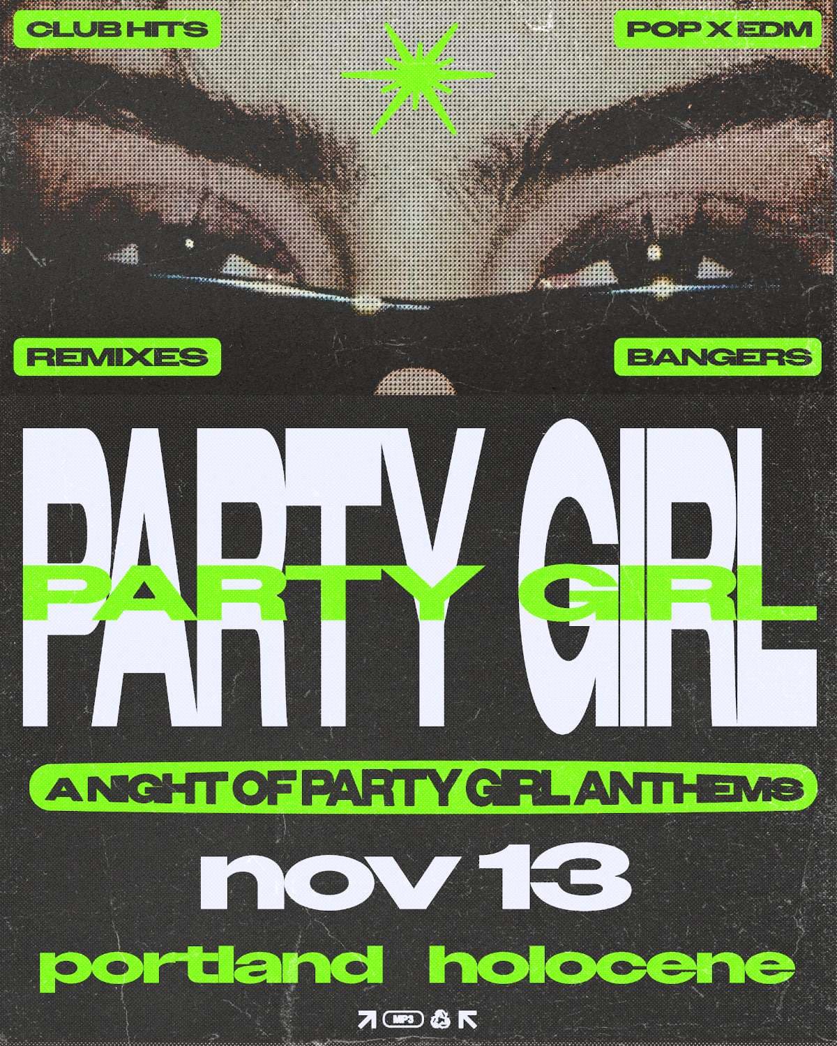 Party Girl – A Night Of Party Girl Anthems – 21+ artwork from Holocene