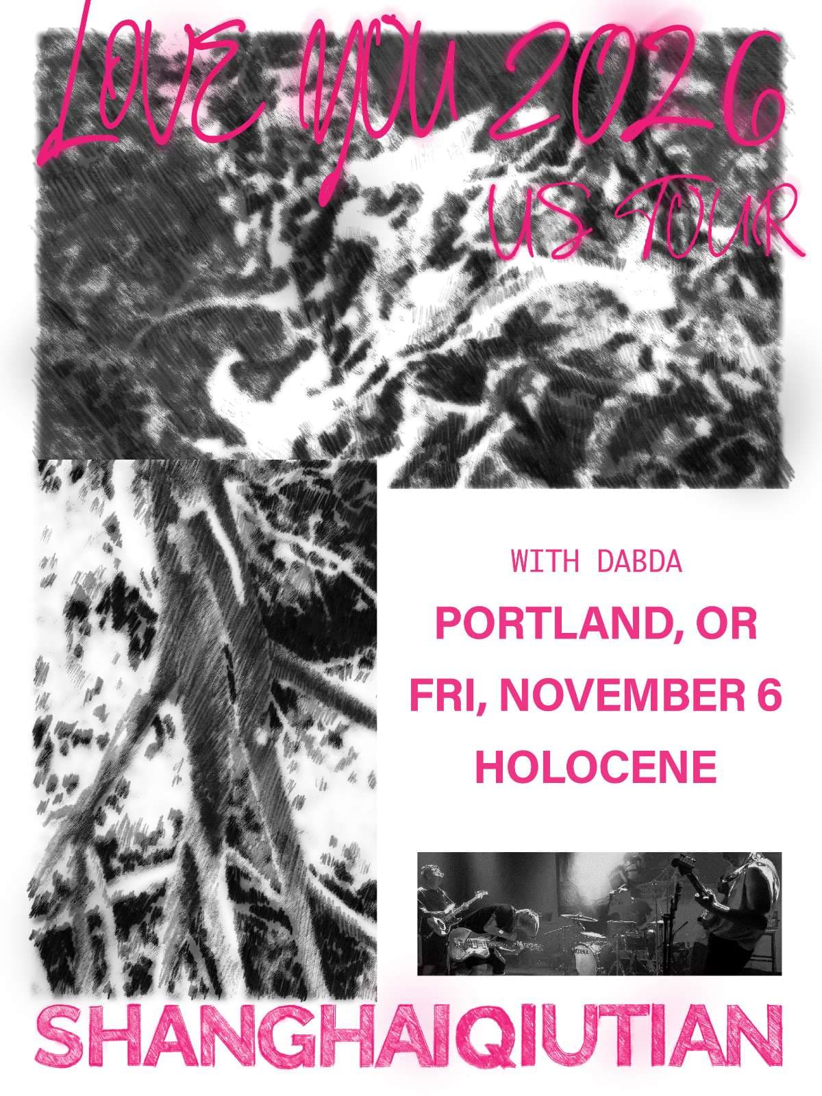 Shanghai Quitian – w/ Dabda – EARLY SHOW! – All Ages artwork from Holocene