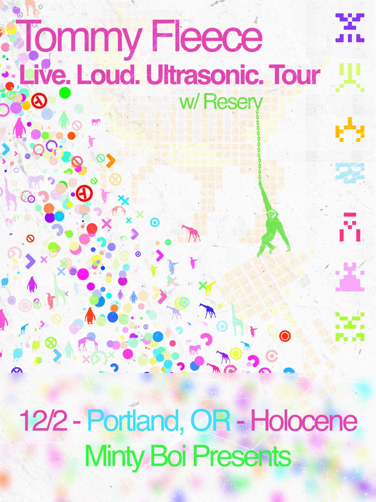 Tommy Fleece: Live. Loud. Ultrasonic. Tour – w/ Reserv – All Ages! artwork from Holocene