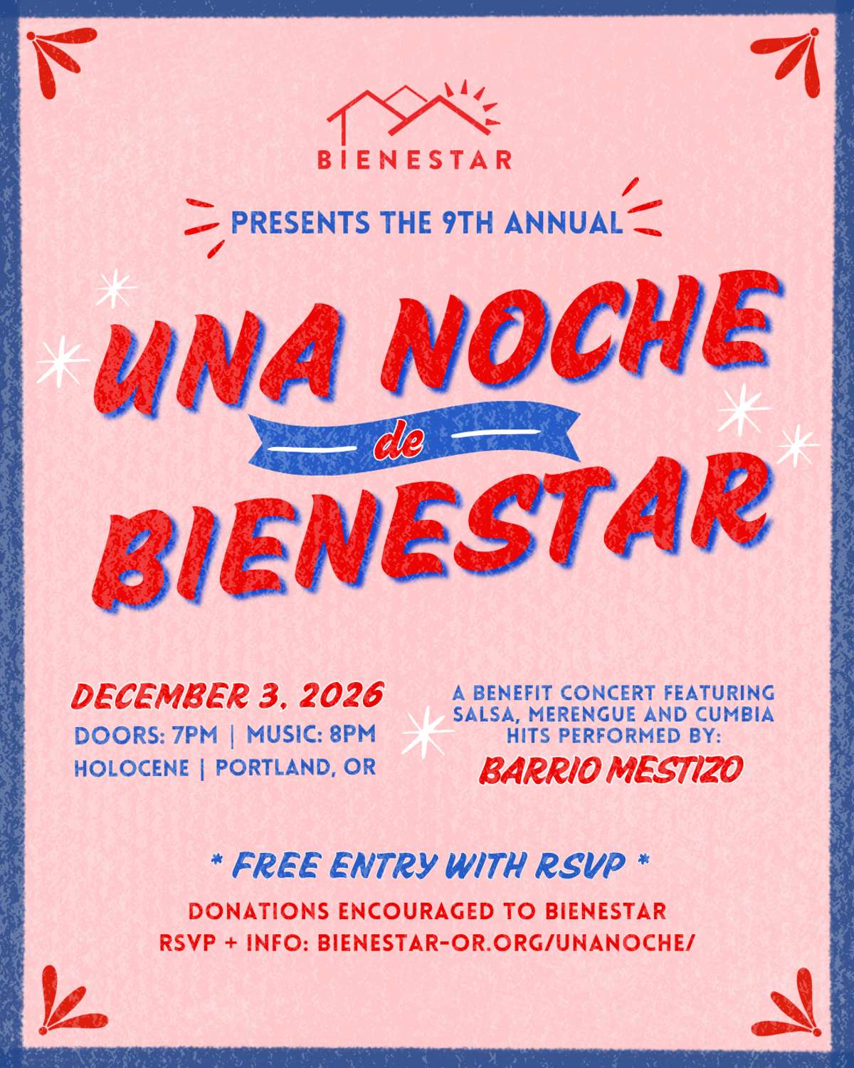 Una Noche De Bienestar ft. Barrio Mestizo – 21+ artwork from Holocene