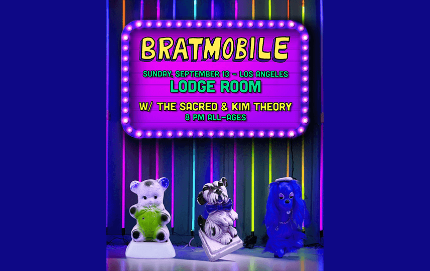 Bratmobile artwork from Lodge Room