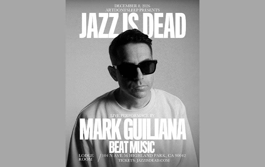 Mark Guiliana BEAT MUSIC artwork from Lodge Room