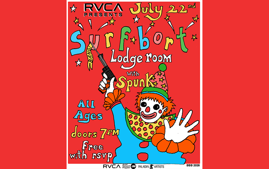 RVCA presents Surfbort artwork from Lodge Room