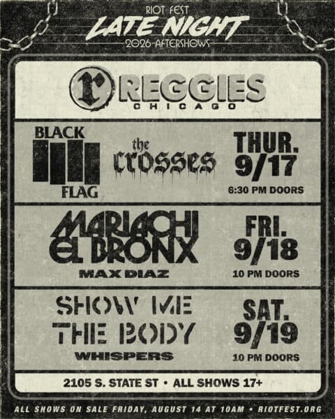 MARIACHI EL BRONX artwork from Reggie's Rock Club