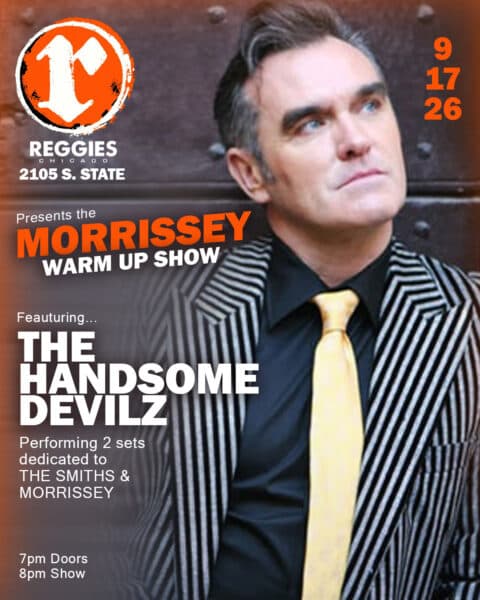 THE HANDSOME DEVILZ (Tribute to the Smiths and Morrissey) artwork from Reggie's Rock Club