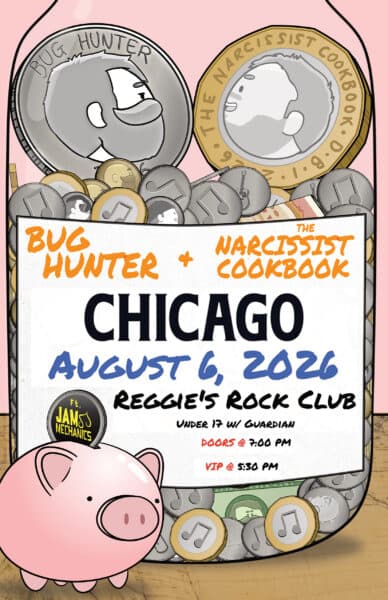 BUG HUNTER artwork from Reggie's Rock Club