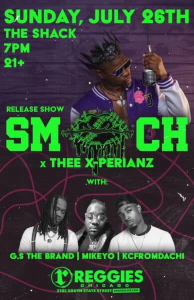 SMOOCH3 WALLACE X THEE X-PERIANZ artwork from Reggie's Rock Club