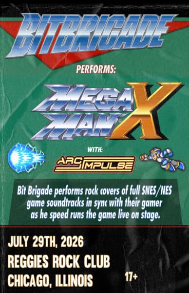 BIT BRIGADE artwork from Reggie's Rock Club