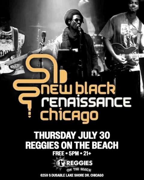 TONY CAZEAU’S NEW BLACK RENAISSANCE artwork from Reggie's Rock Club