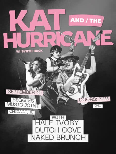 KAT AND THE HURRICANE artwork from Reggie's Music Joint
